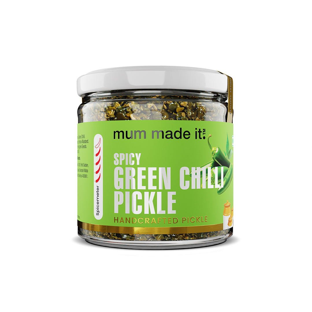 Spicy Green Chilli Pickle